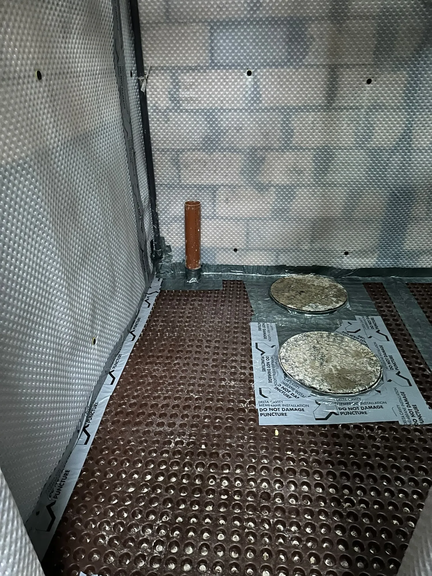 Basement — Drain Membrane & Waterproofing. in Stamford hill N16 — photo 2