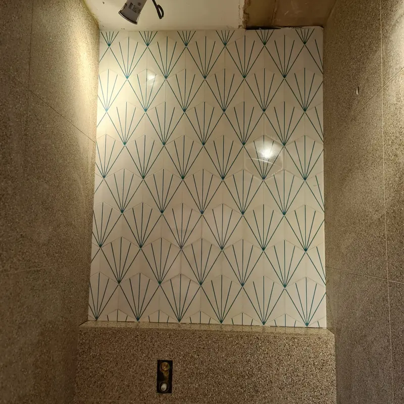 Bathroom  Decorative Tile Installation