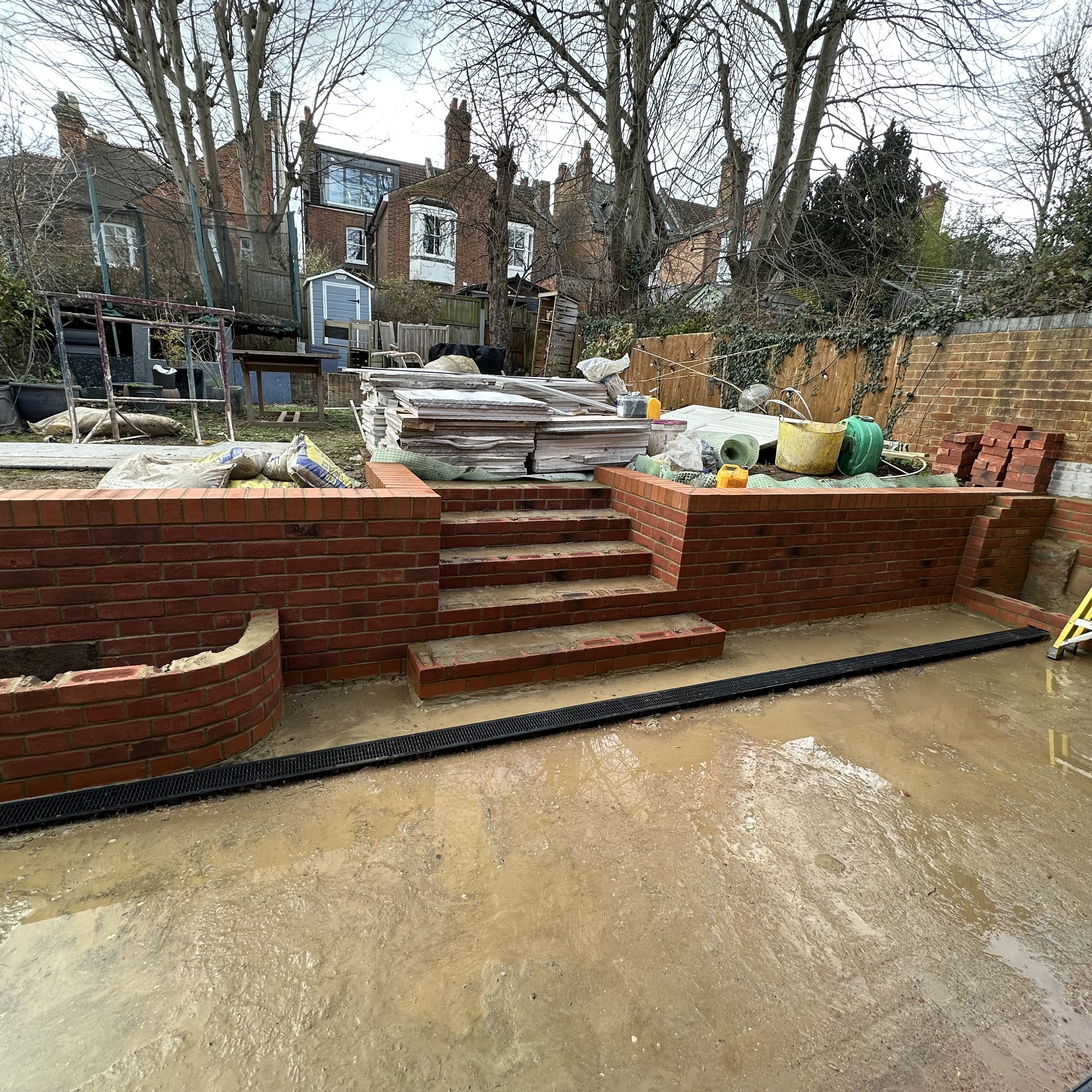 Brick Boundary Walls – Front & Rear Garden in London — photo 4