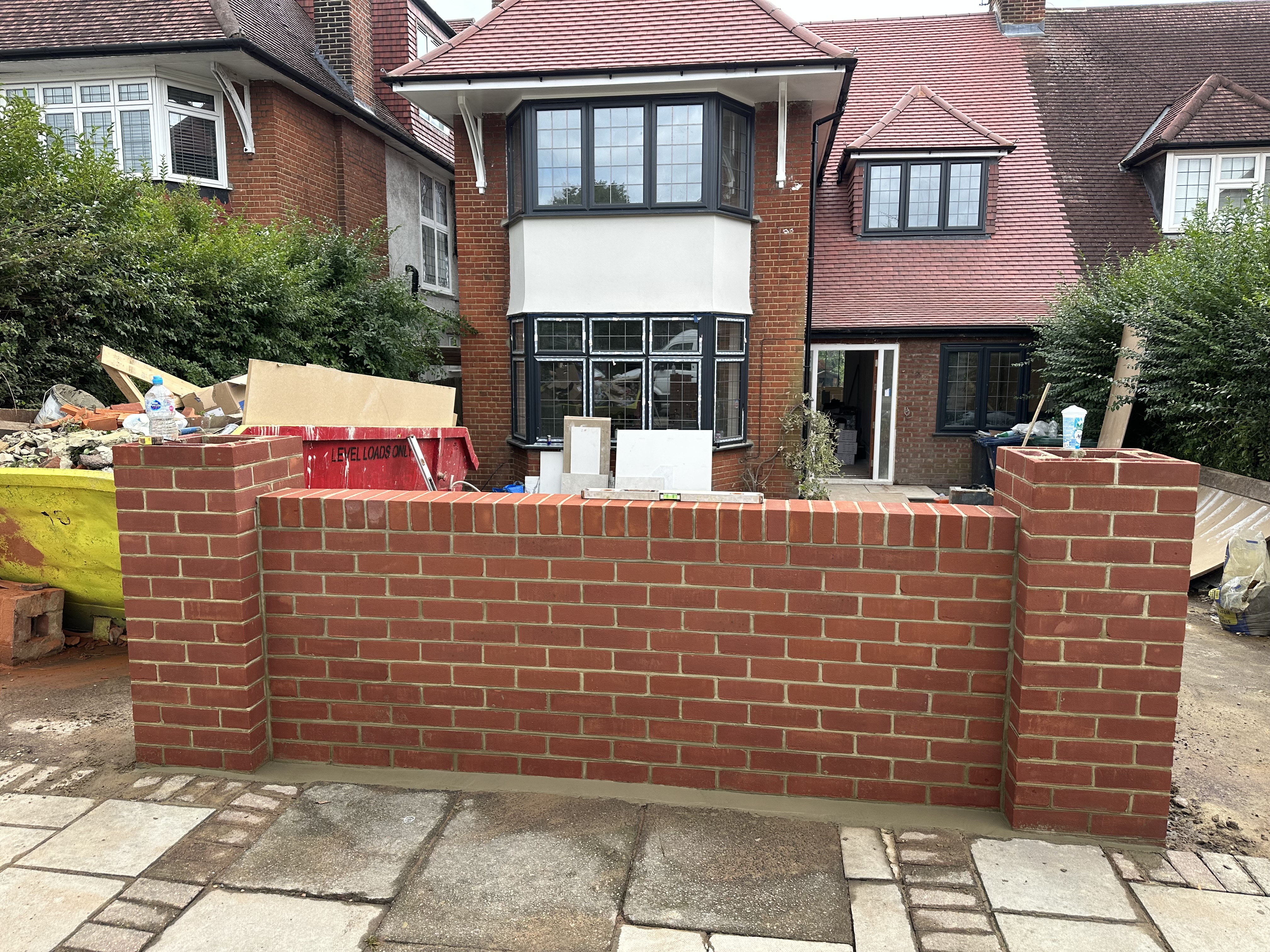Brick Boundary Walls – Front & Rear Garden in London — photo 5