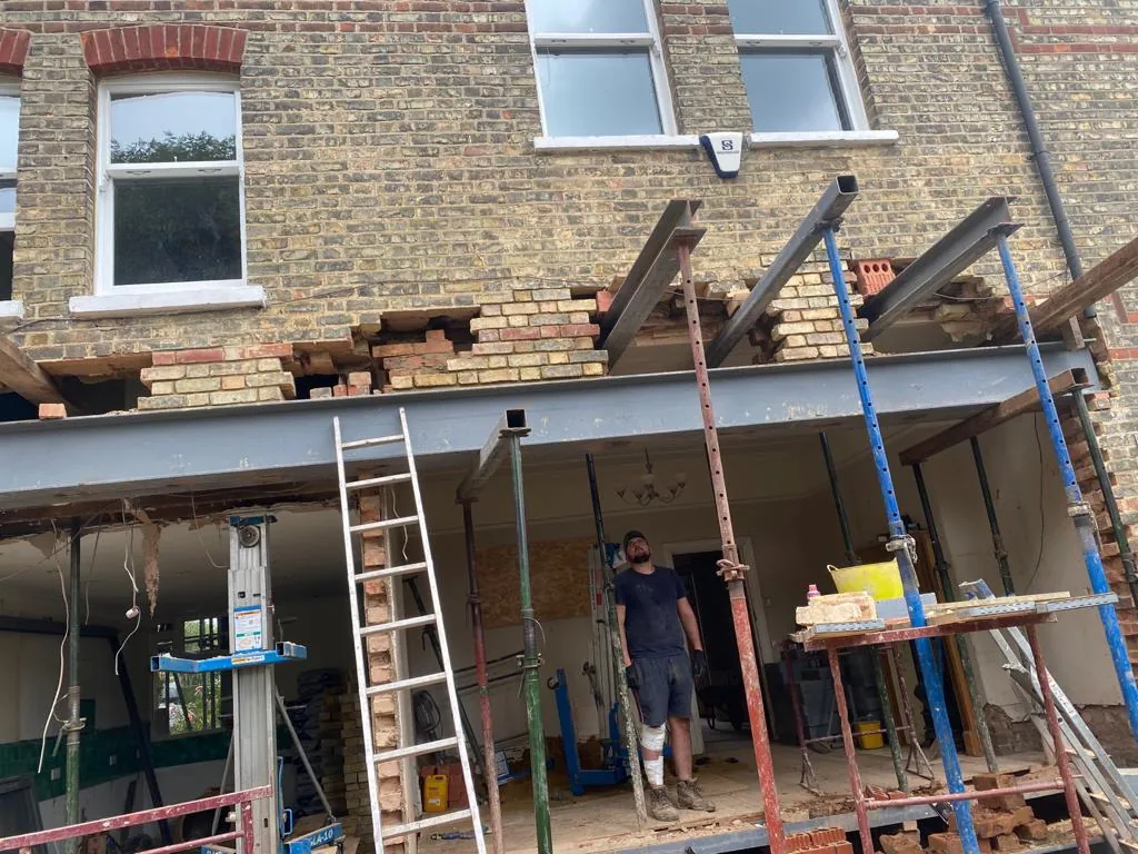 Extension — Structural Steel Beams in Muzwell hill N8