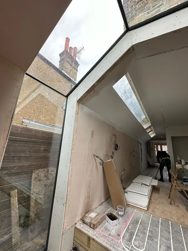 Glass Roof, Skylights & Internal Works.