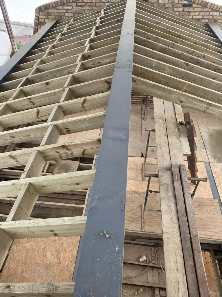Loft Conversion – Roof Structure & Steel Beam Installation in Hackney E8 — photo 5