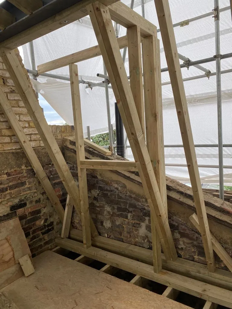 Loft Conversion – Roof Structure & Steel Beam Installation in Hackney E8 — photo 6