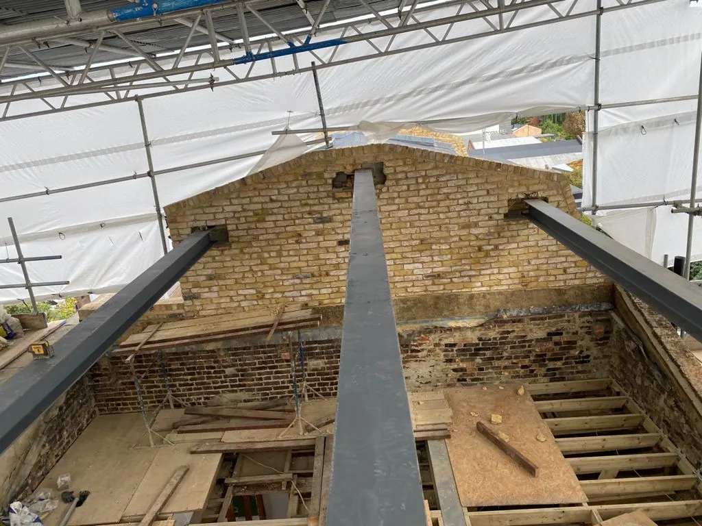 Loft Conversion – Roof Structure & Steel Beam Installation in Hackney E8 — photo 3