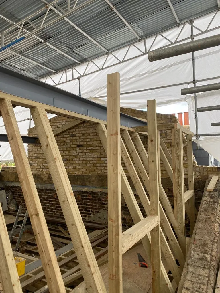 Loft Conversion – Roof Structure & Steel Beam Installation in Hackney E8 — photo 7