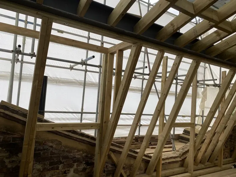 Loft Conversion – Roof Structure & Steel Beam Installation