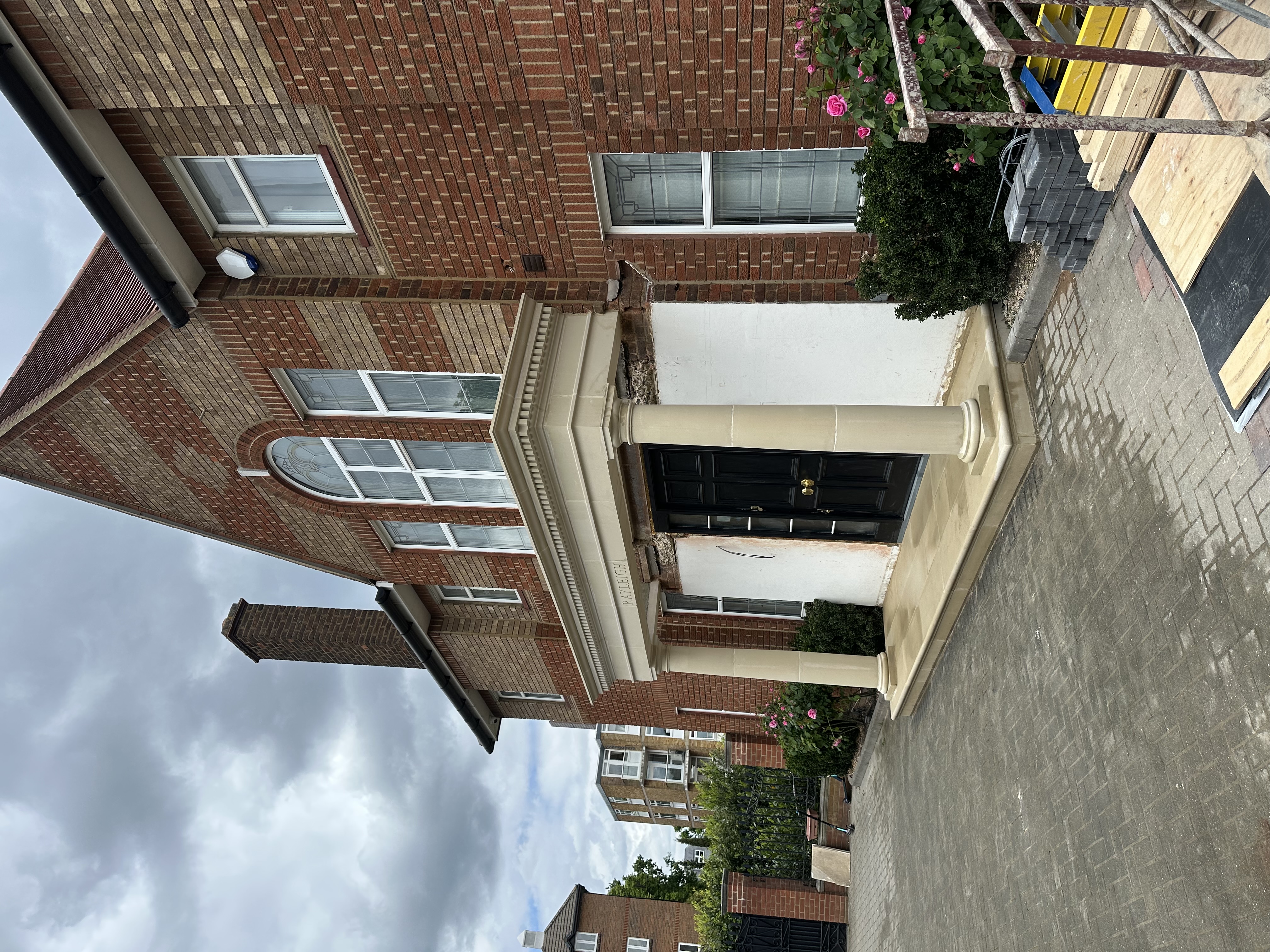 Stone Portico & Entrance Installation in Brondesbury NW6 — photo 8