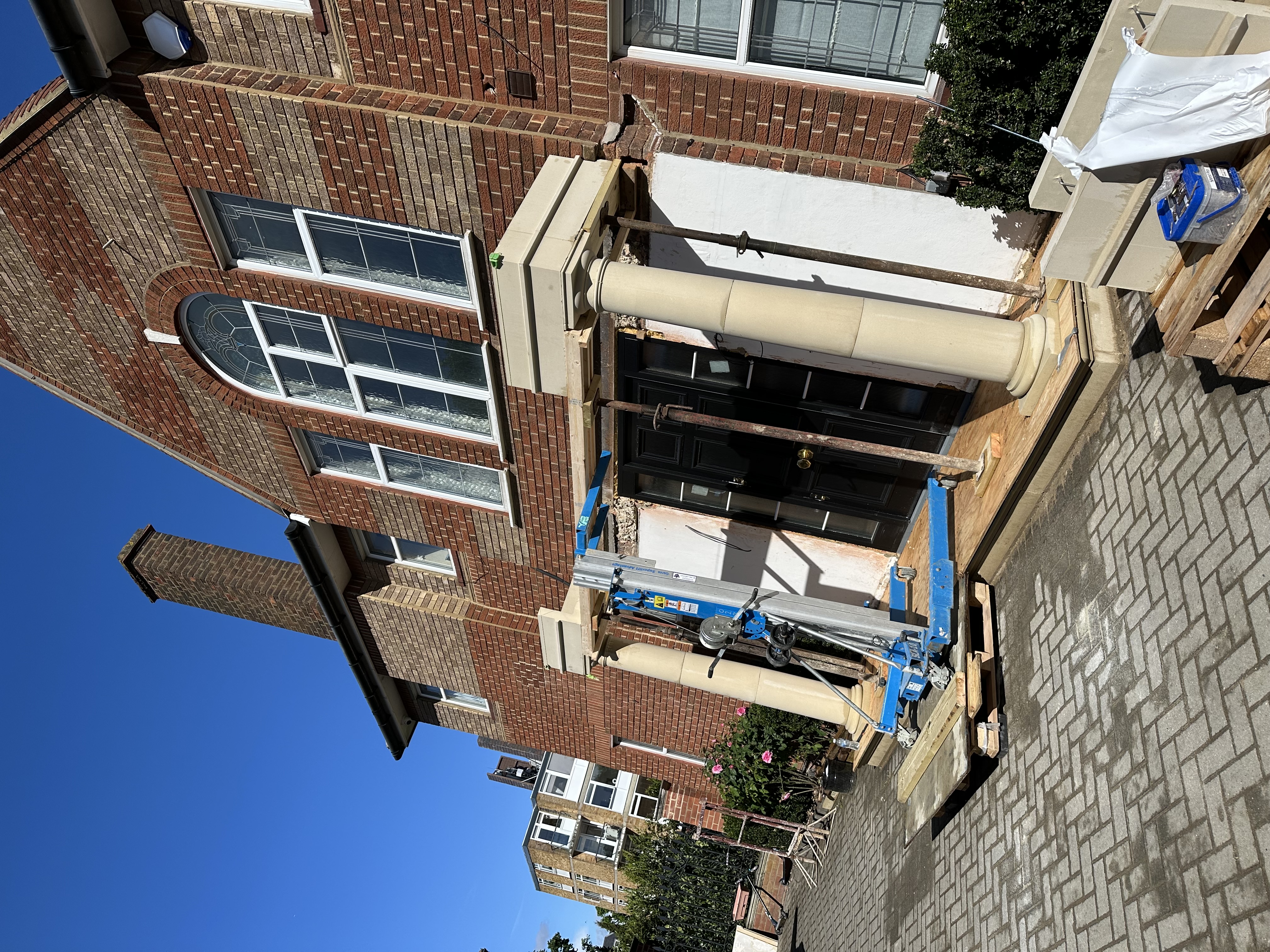 Stone Portico & Entrance Installation in Brondesbury NW6 — photo 4